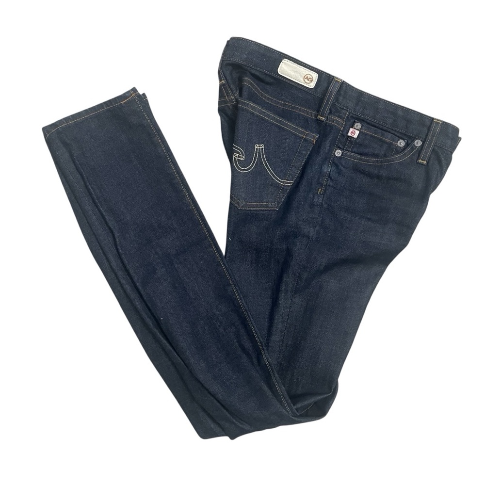 AG Adriano Goldschmied Premiere Skinny Straight Jeans Size 26R - Picture 1 of 11